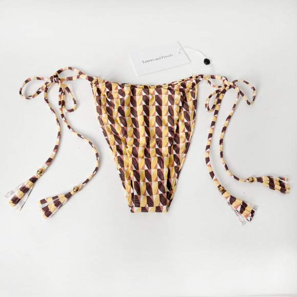 NWT LOVERS & FRIENDS HORIZON MULTI TRIGON BIKINI RESORT SURF SWIM BEACH GLAM SML - Picture 6 of 10